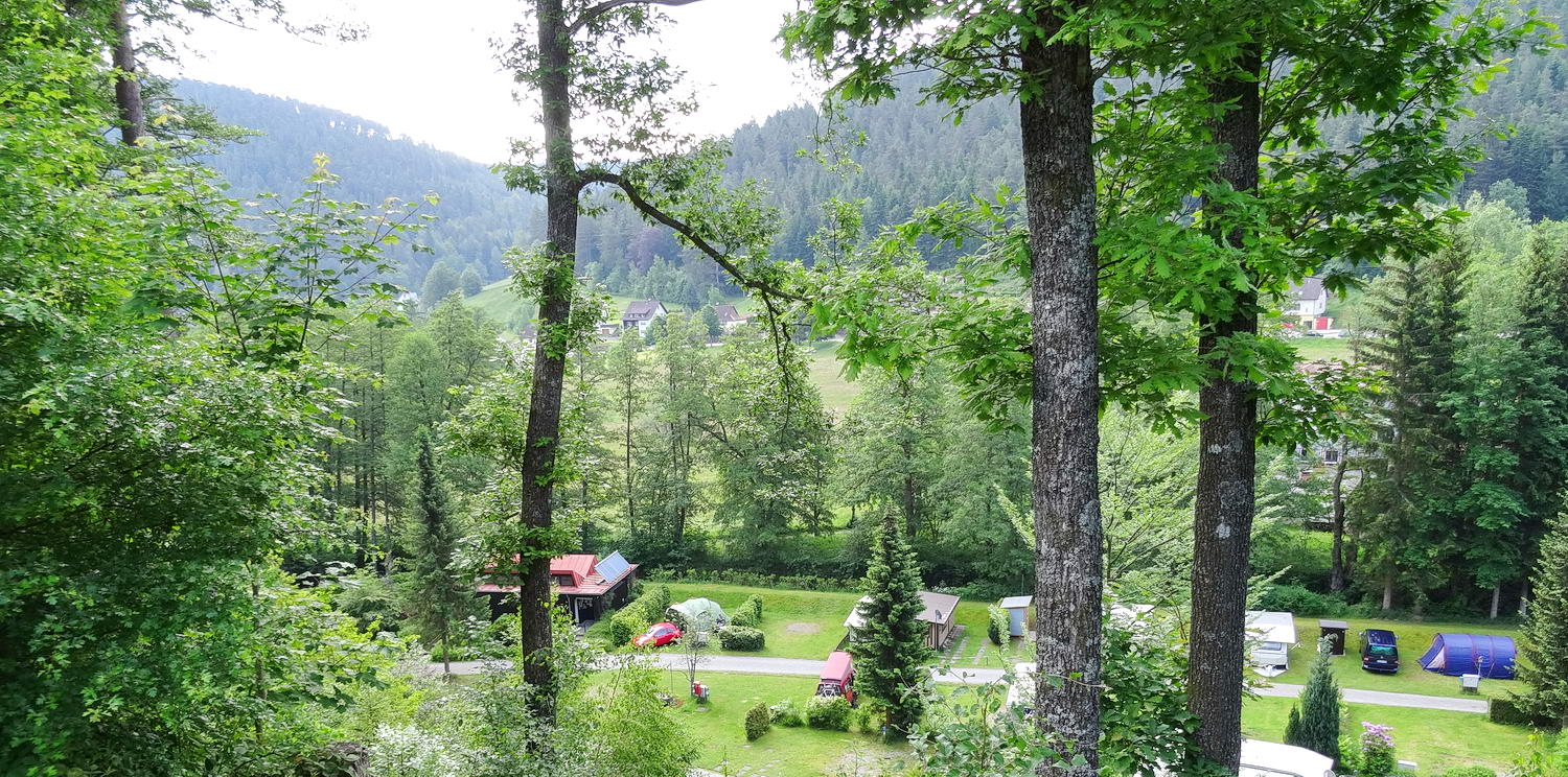 Caravan standplaats op camping Müllerwiese