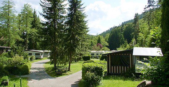 Eingangsbereich Caravan-Areal Müllerwiese