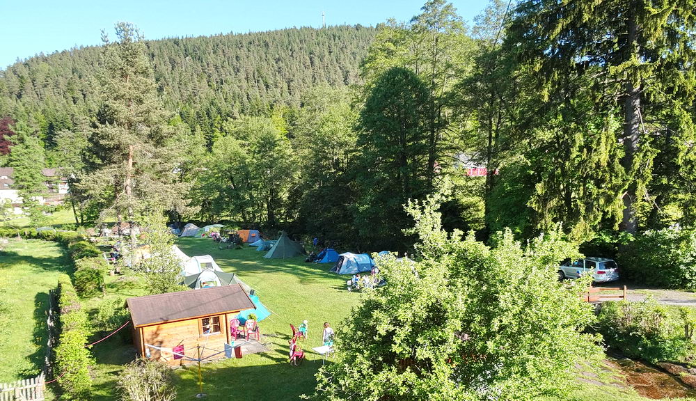 Tent site of the camping park Müllerwiese